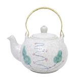  Blanche - Tea Set 550ml (6 pax) - Bộ bình trà 550ml phun vẽ lá 2 (Leaf Dance collection) - Không hộp 