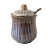  Ombré - Condiment Pot w/ Lid 5.5 x 8.7cm - Hũ gia vị sen có nắp 5.5 x 8.7cm nâu trầm 