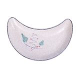  Blanche - Plate 24 x 11.5cm - Dĩa 24 x 11.5cm phun vẽ lá (Leaf Dance collection) 