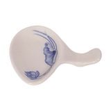  Cream - Chopstick & Spoon Rest 9 x 8cm - Gác đũa muỗng 9 x 8cm The Nón Lá (Bonjour Vietnam collection) 