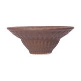  Cocoa - Bowl 15cm - Bát chiết yêu đan tre 15cm nâu trổ (matte) (Bamboo collection) 