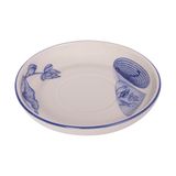  Cream - Saucer 14cm - Dĩa lót tách bầu 14cm The Nón Lá (Bonjour Vietnam collection) 