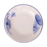  Cream - Round Plate 16cm - Dĩa tròn 16cm The Nón Lá (Bonjour Vietnam collection) 