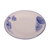  Cream - Round Plate 16cm - Dĩa tròn 16cm The Nón Lá (Bonjour Vietnam collection) 