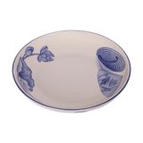  Cream - Round Coup Plate 16cm - Dĩa ảo 16cm The Nón Lá (Bonjour Vietnam collection) 