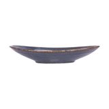  Seaweed - Oval Plate 26.5 x 14.5cm - Dĩa oval 26.5 x 14.5cm xanh rêu kim sa (Sparkling collection) 
