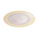  Blanche - Soup Plate w/o Lid 30cm - Dĩa bay không nắp 30cm lộc phát vành xanh bơ lòng trắng 