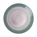  Blanche - Soup Plate w/o Lid 30cm - Dĩa bay không nắp 30cm lộc phát vành xanh lá lòng trắng 
