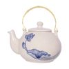 Cream - Tea Pot 550ml - Bình trà bầu 550ml The Nón Lá (Bonjour Vietnam collection)