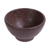  Terracotta - Tea Cup 7 x 4.3cm - Ly trà bầu 7 x 4.3cm tử sa phun kem 