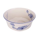  Cream - Round Bowl 19cm - Tô tròn miệng loe 19cm The Nón Lá (Bonjour Vietnam collection) 
