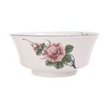  Cream - Bowl 17 x 8cm - Tô tròn miệng loe 17 x 8cm màu kem hoa mẫu đơn (Peony collection) 