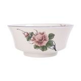  Cream - Bowl 15cm - Tô tròn miệng loe 15cm màu kem hoa mẫu đơn (Peony collection) 