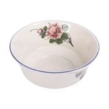  Cream - Bowl 15cm - Tô tròn miệng loe 15cm màu kem hoa mẫu đơn (Peony collection) 