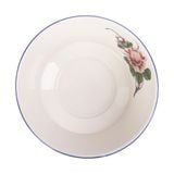  Cream - Bowl 15cm - Tô tròn miệng loe 15cm màu kem hoa mẫu đơn (Peony collection) 
