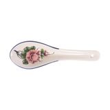  Cream - Spoon 13cm - Muỗng 13cm màu kem hoa mẫu đơn hồng (Peony collection) 