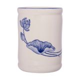  Cream - Chopstick Holder 10 x 14cm - Hũ đũa 10 x 14cm The Nón Lá (Bonjour Vietnam collection) 