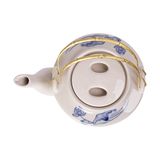  Cream - Tea Pot 1000ml - Bình trà 1000ml The Nón Lá (Bonjour Vietnam collection) 