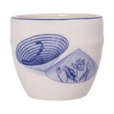  Cream - Tea Cup 140ml - Ly trà bầu 140ml The Nón Lá (Bonjour Vietnam collection) 