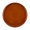  Kaffa - Round Flat Plate 26cm - Dĩa tròn vành đứng 26cm màu nâu 