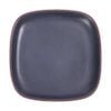  Terracotta - Square Coup Plate 28cm - Dĩa vuông 28cm tử sa phun xanh rêu 