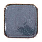  Seaweed - Square Flat Plate 22cm - Dĩa vuông vành đứng 22cm xanh rêu kim sa (Sparkling collection) 