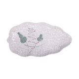  Blanche - Banana Leaf Plate 37cm - Dĩa lá chuối cạn 37cm phun vẽ lá (Leaf Dance collection) 