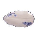  Cream - Banana Leaf Plate 32cm - Dĩa lá chuối cạn 32cm The Nón Lá (Bonjour Vietnam collection) 