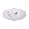 Blanche - Oval Plate 39 x 21cm - Dĩa oval 39 x 21cm phun vẽ lá (Leaf Dance collection)