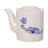  Cream - Soy Sauce Pot w/ Lid 150ml - Bình tương 150ml The Nón Lá (Bonjour Vietnam collection) 