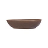  Cocoa - Leaf Plate 16 x 8cm - Dĩa chiếc lá 16 x 8cm nâu trổ (matte) 