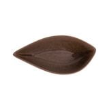  Cocoa - Leaf Plate 16 x 8cm - Dĩa chiếc lá 16 x 8cm nâu trổ (matte) 