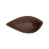  Cocoa - Leaf Plate 16 x 8cm - Dĩa chiếc lá 16 x 8cm nâu trổ (matte) 