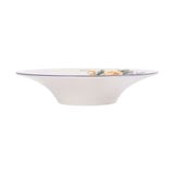  Cream - Soup Plate 23 x 5cm - Dĩa bay trẹt 23 x 5cm màu kem hoa mẫu đơn (Peony collection) 