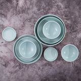  Cloudy - Family Set 10pcs - Bộ bàn ăn 4 người xanh lục bảo (matte) (10 món) 