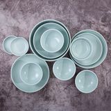  Cloudy - Family Set 14pcs - Bộ bàn ăn 6 người xanh lục bảo (matte) (14 món) 
