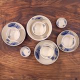  Cream - Family Set 10pcs - Bộ bàn ăn 4 người The Nón Lá (10 món) 