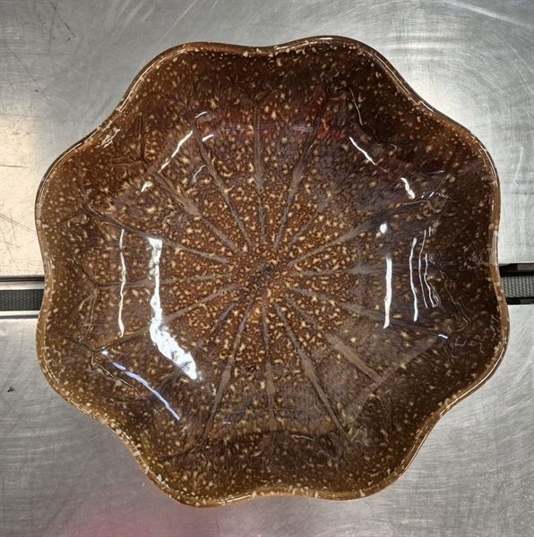  Ombré - Deep Plate 22cm - Tô sen dúng cánh 22cm nâu trầm kim sa (Sparkling collection) 