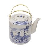  Cream - Teapot 1 lít - Bình trà 1 lít màu kem "Mục Đồng" 