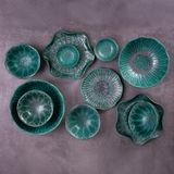  Lotus - Family Set 10pcs - Bộ bàn ăn 4 người sen xanh thiên phúc (10 món) 