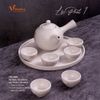  Blanche - Tea Set 550ml (6 pax) - Bộ bình trà 550ml lộc phát 1 - Không hộp 