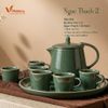 Jade - Tea Set 1L (6 pax) - Bộ bình trà 1L ngọc thạch 2 - Không hộp 