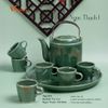  Jade - Tea Set 1L (6 pax) - Bộ bình trà 1L ngọc thạch 1 - Không hộp 