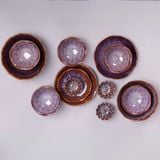  Ombré - Family Set 14pcs - Bộ bàn ăn 6 người sen nâu trầm (14 món) 