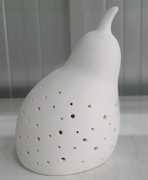  Décor - Lampshade 12.7 x 8.8cm - Chụp đèn hình trái bầu 12.7 x 8.8cm màu trắng (WEST ELM) 