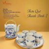  Cream - Tea Set 1L (6 pax) - Bộ bình trà 1L Thôn Quê Thanh Bình 2 (Le Coq collection) - Không hộp 