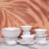  Blanche Neige - Family Set 10pcs - Bộ bàn ăn 4 người sen tuyết trắng (10 món) 