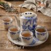 Cream - Tea Set 1L (4 pax) - Bộ bình trà 1L Thôn Quê Thanh Bình 4 (Le Coq collection) - Không hộp