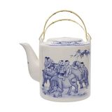  Cream - Teapot 1 lít - Bình trà 1 lít màu kem "Mục Đồng" 