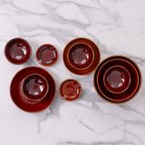  Kaffa - Family Set 10pcs - Bộ bàn ăn 4 người màu nâu (10 món) 